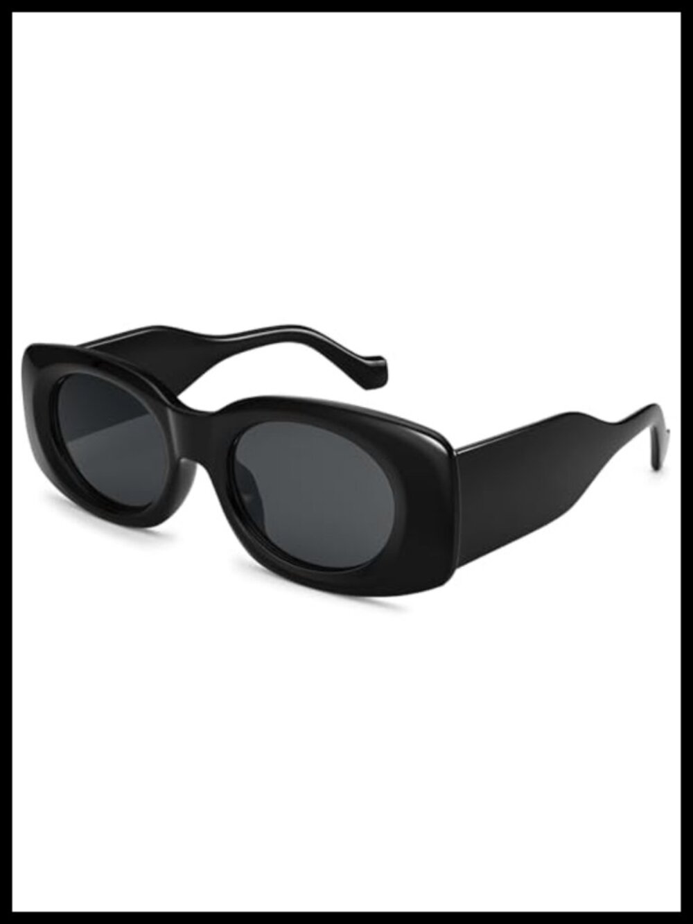 Rectangular Sunglasses UV400 Protection Retro Y2K Style